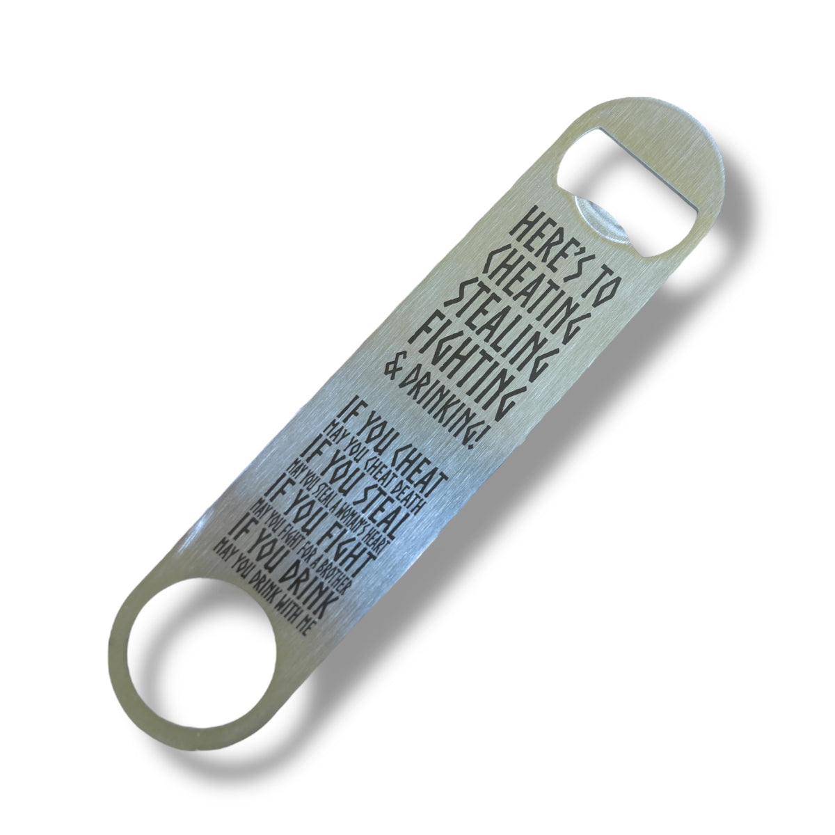 Viking Toast bottle opener 7 inches long