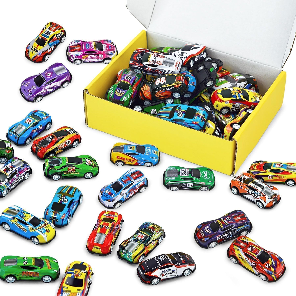 Vileafy 30 toy cars for kids pack for classroom use
