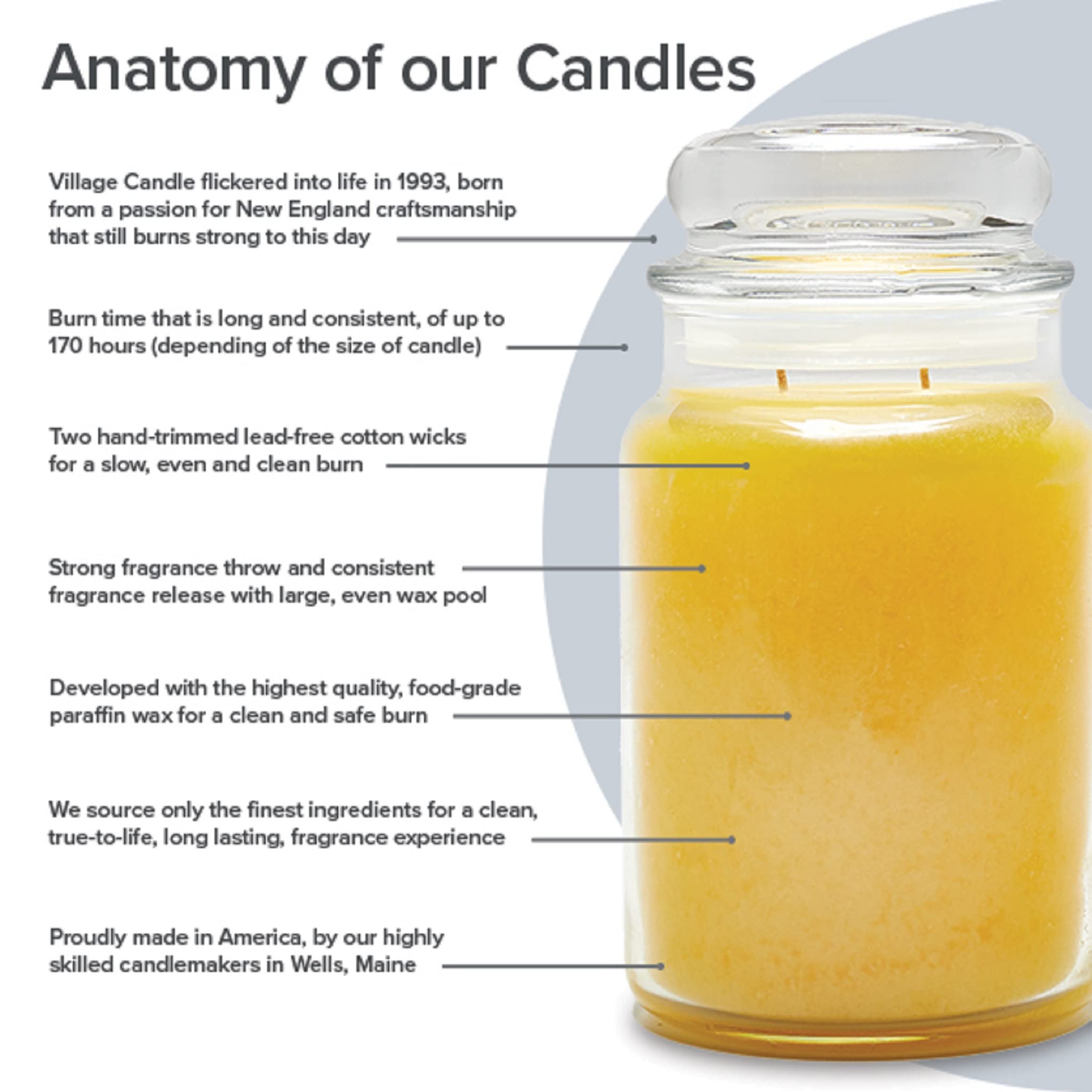 Spiced Pumpkin Apothecary Jar dual wick candle by Village Candle