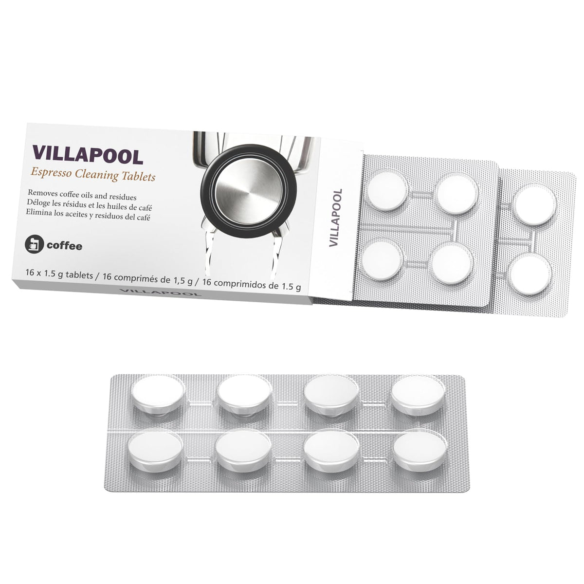 VILLAPOOL BEC250 espresso cleaning tablets for Breville machines