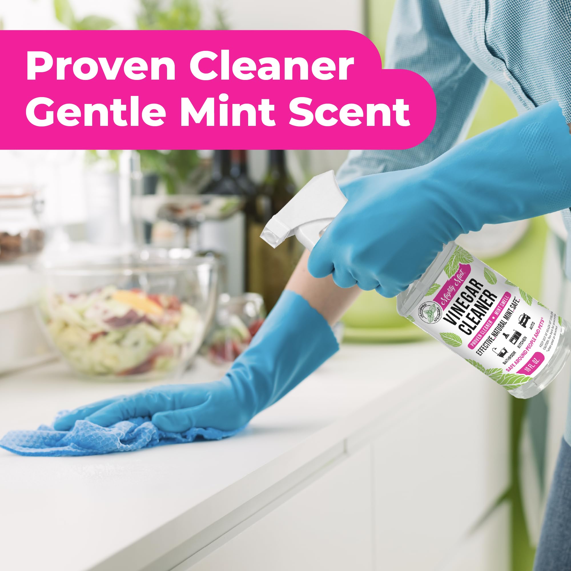Vinegar cleaner all-purpose spray packaging