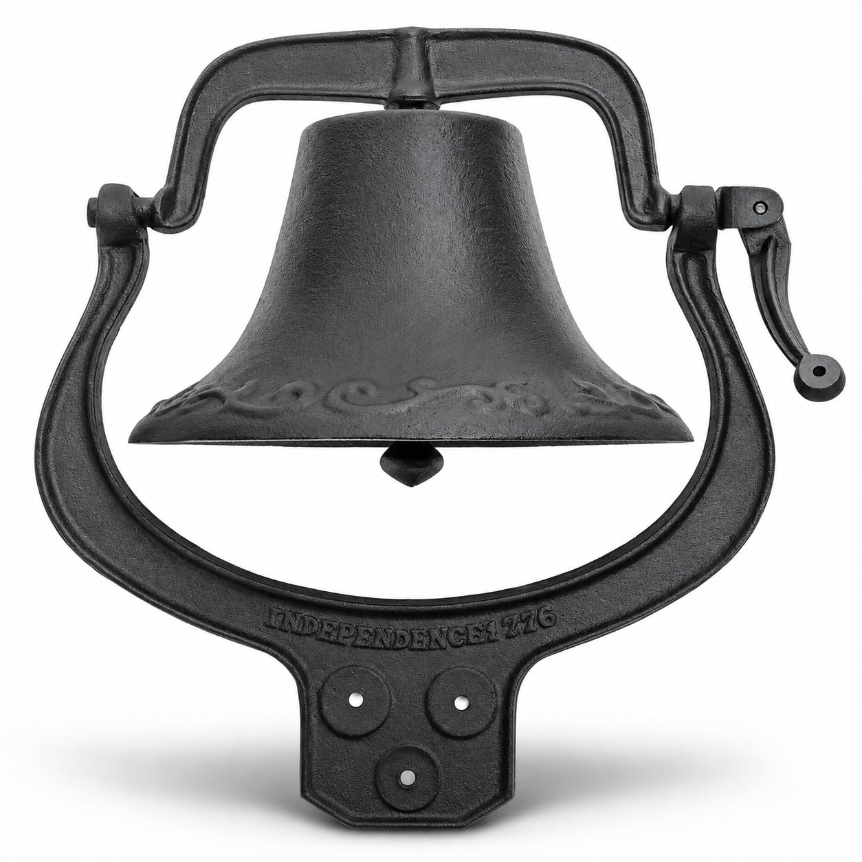 Vintage farmhouse design cast iron dinner bell