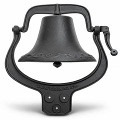 Vintage farmhouse design cast iron dinner bell