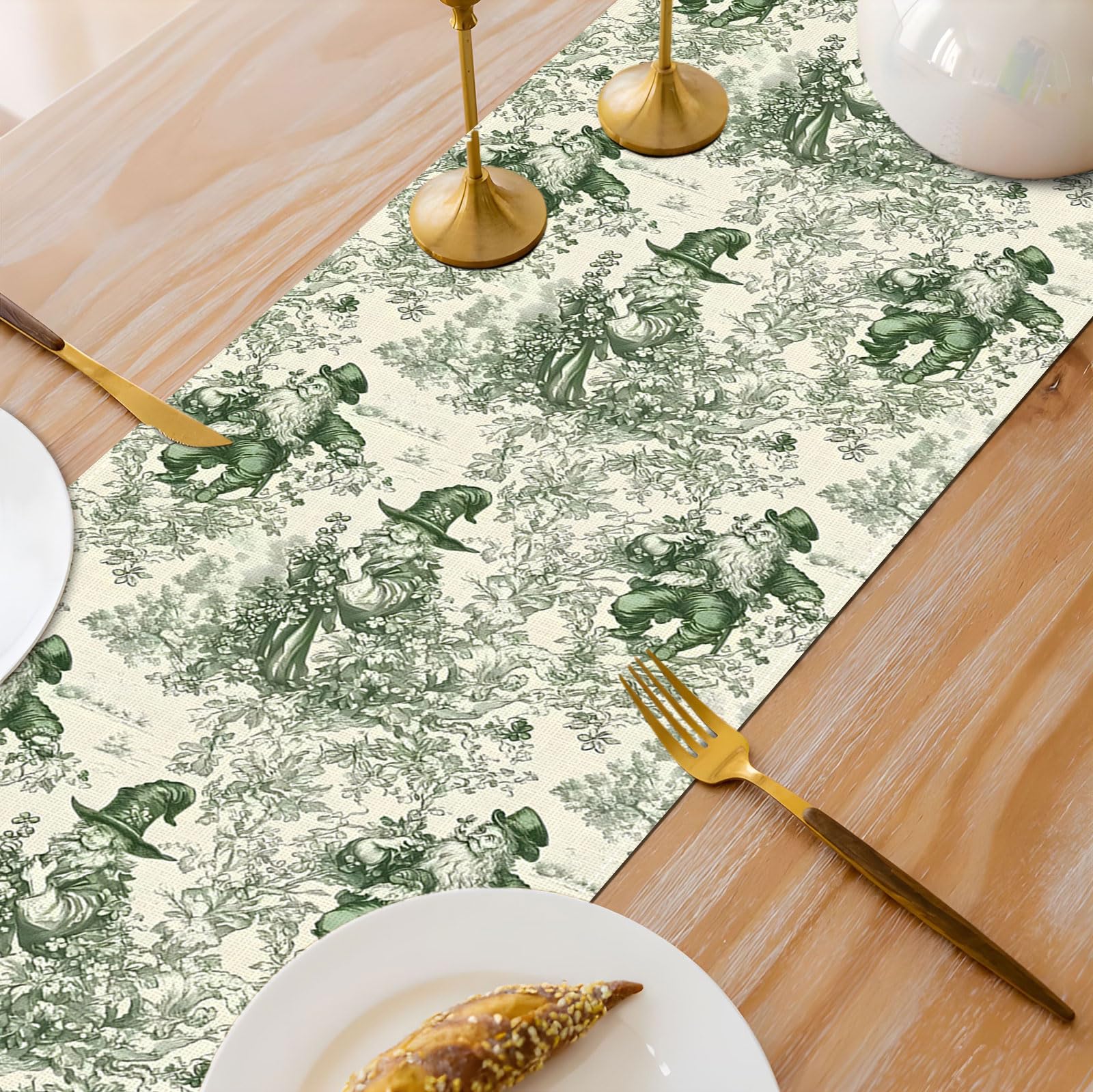reusable non shrinking fade resistant table runner