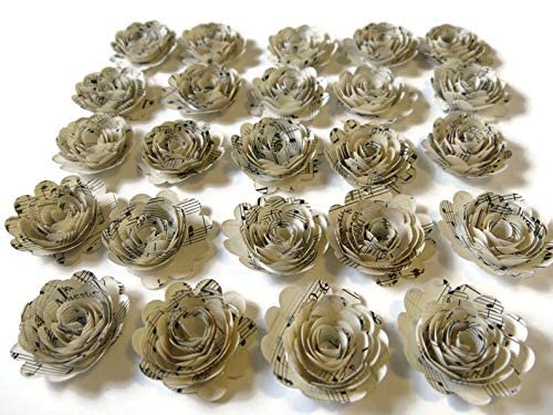 Pages may include text images or cover elements in sheet music flowers