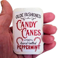 Victorian vintage style dollhouse signs for decor
