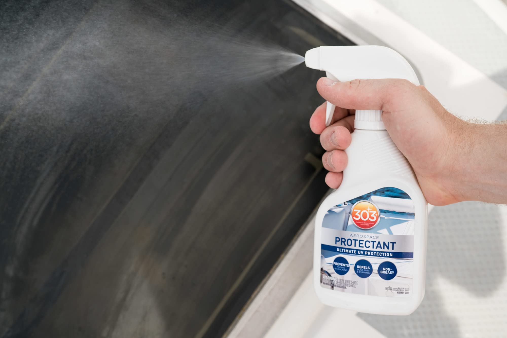 303 Products marine protectant used for cars boats and beyond