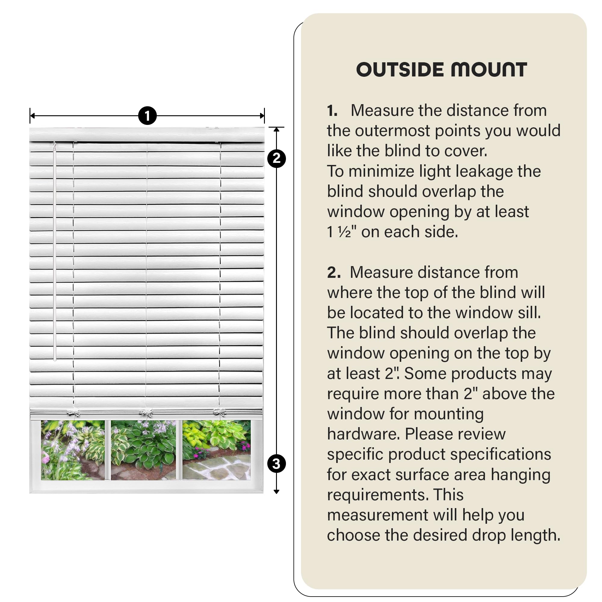 Two color options Mahogany and White for Achim Luna blinds