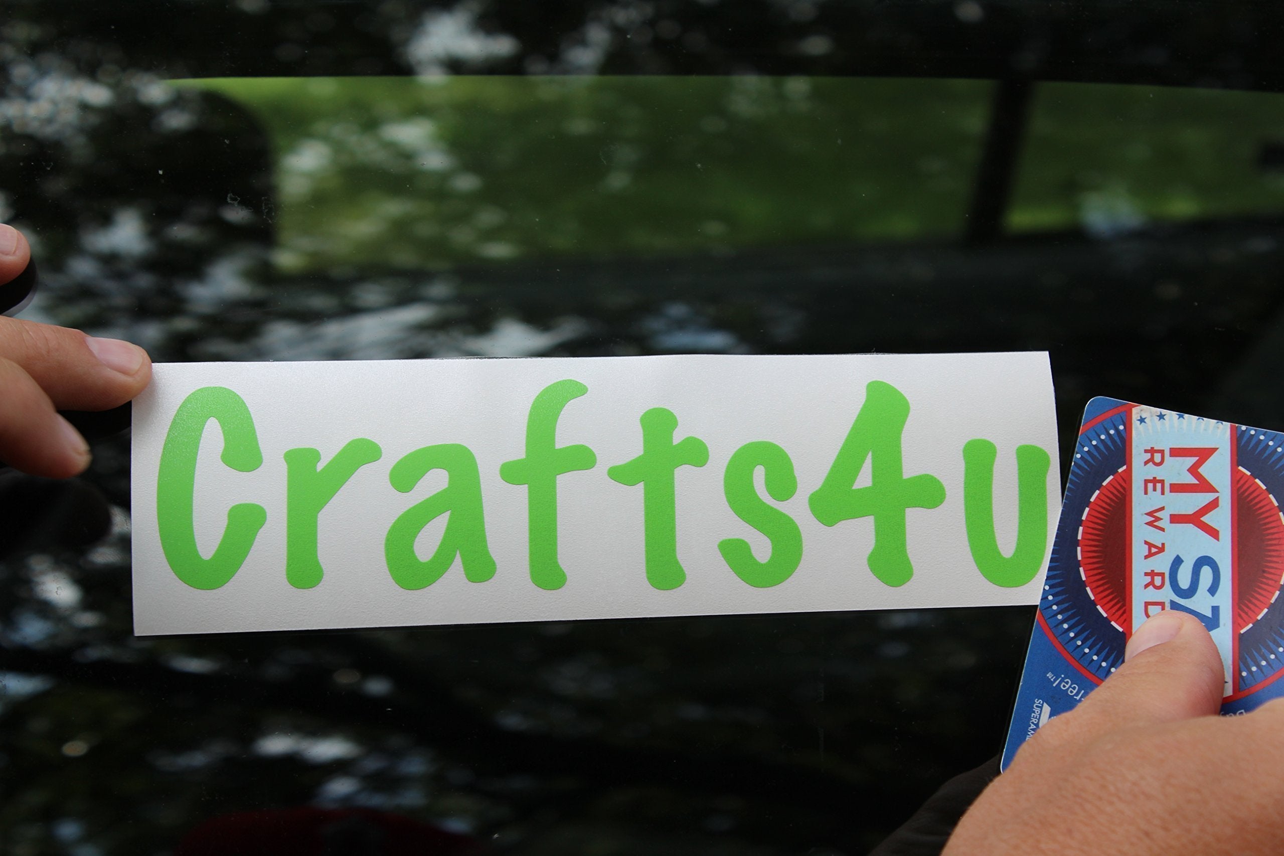 Vinyl decal available in 15 color options