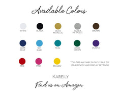 Transfer paper included for easy application