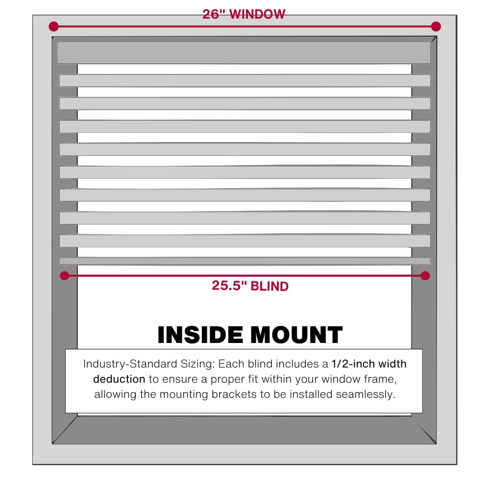 Hardware and instructions included for mounting