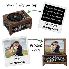 Davidson Workshop mp3 music box large size outside
