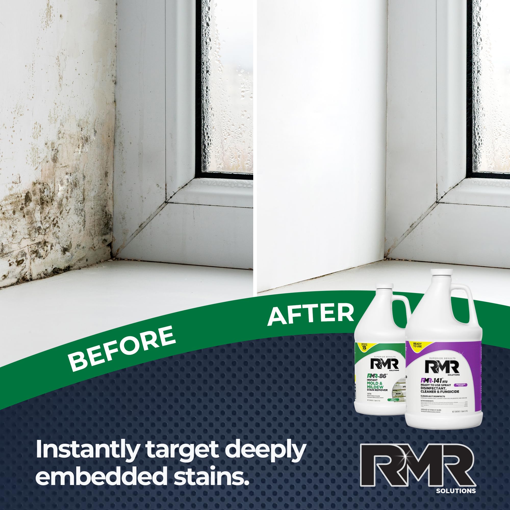 Vinyl siding mold removal solution packaging