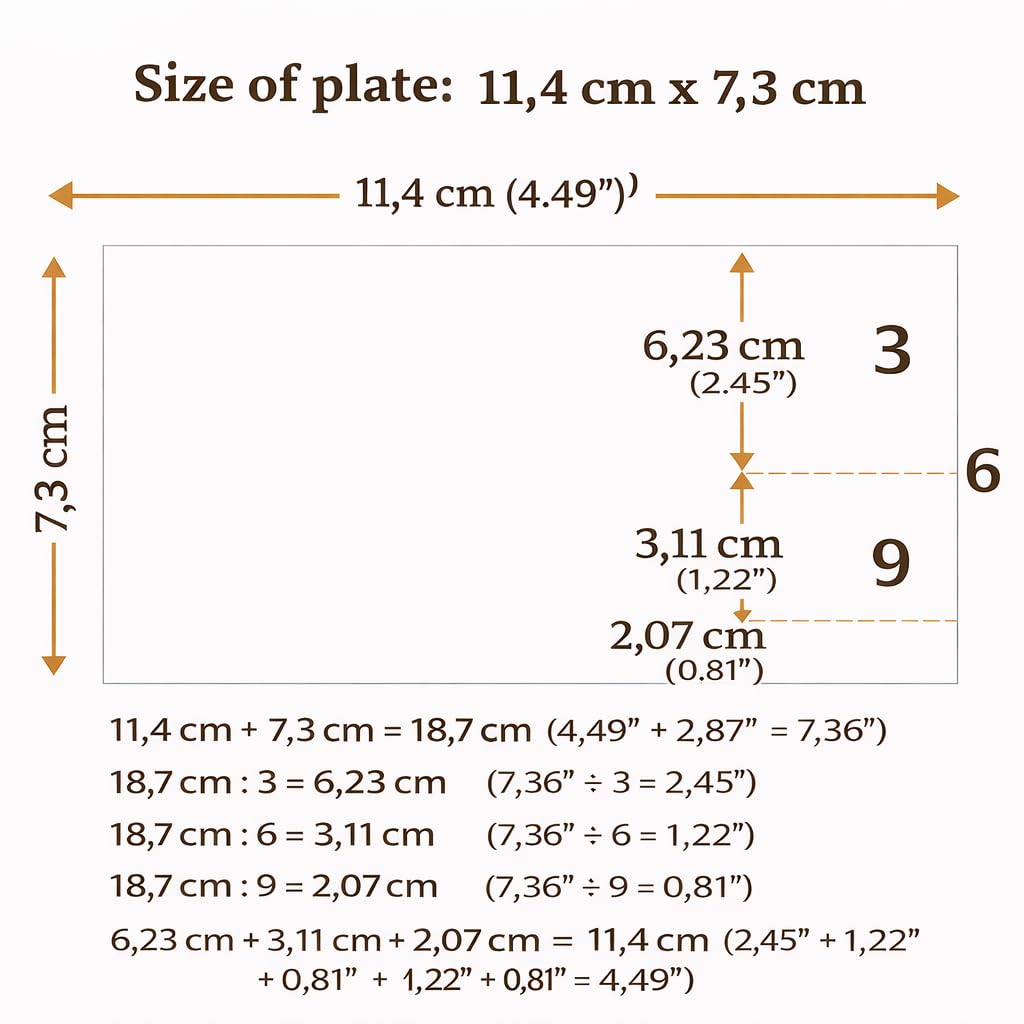 Decorative energy harmonizing plate for interior spaces