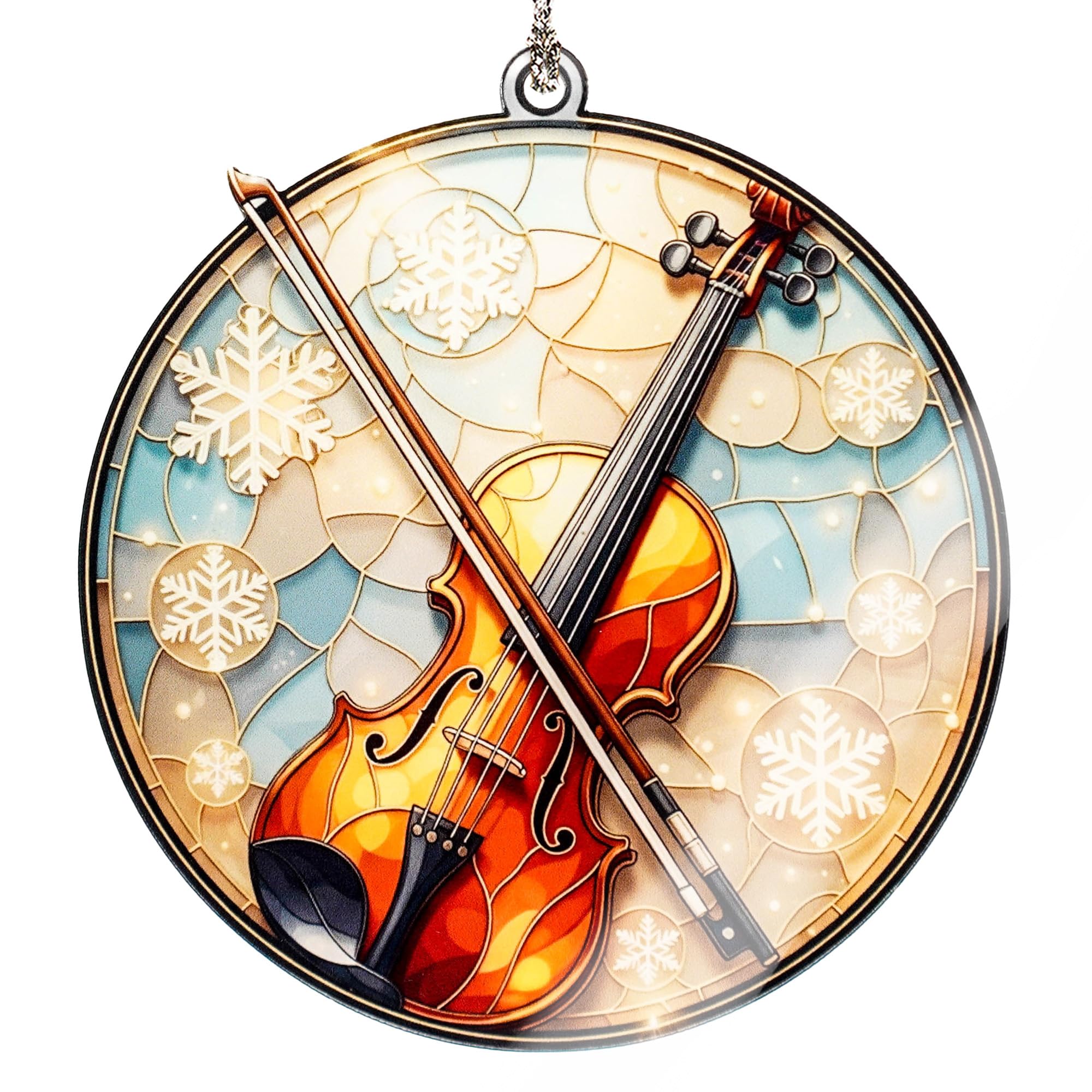 Violin Christmas Ornament for musicians and teachers