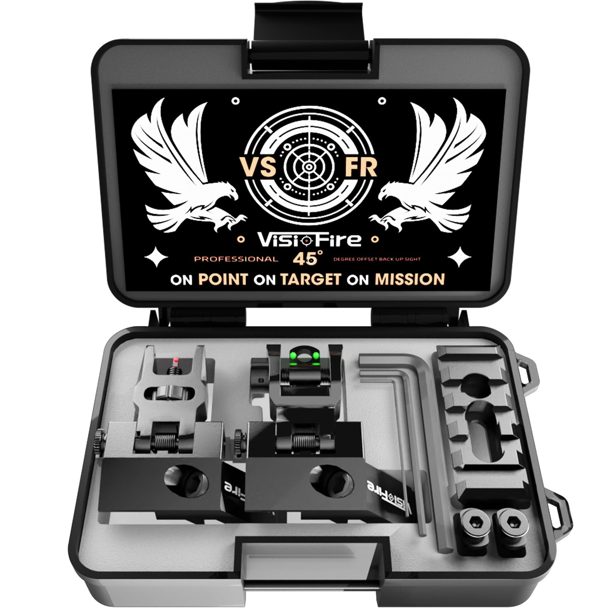 Compatible with rifles and shotguns using Picatinny or Weaver rails