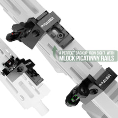 Aviation-grade aluminum Visiofire with hard anodized finish