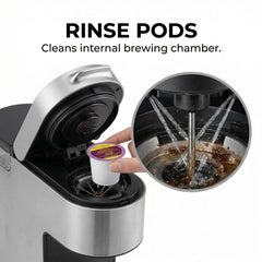 Cleaning pods for internal brewer cleaning in Viskeysta bundle