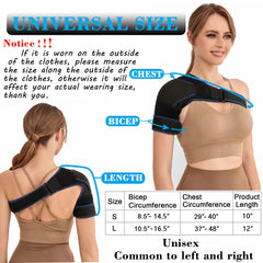 VISKONDA shoulder brace immobilizer for men and women image
