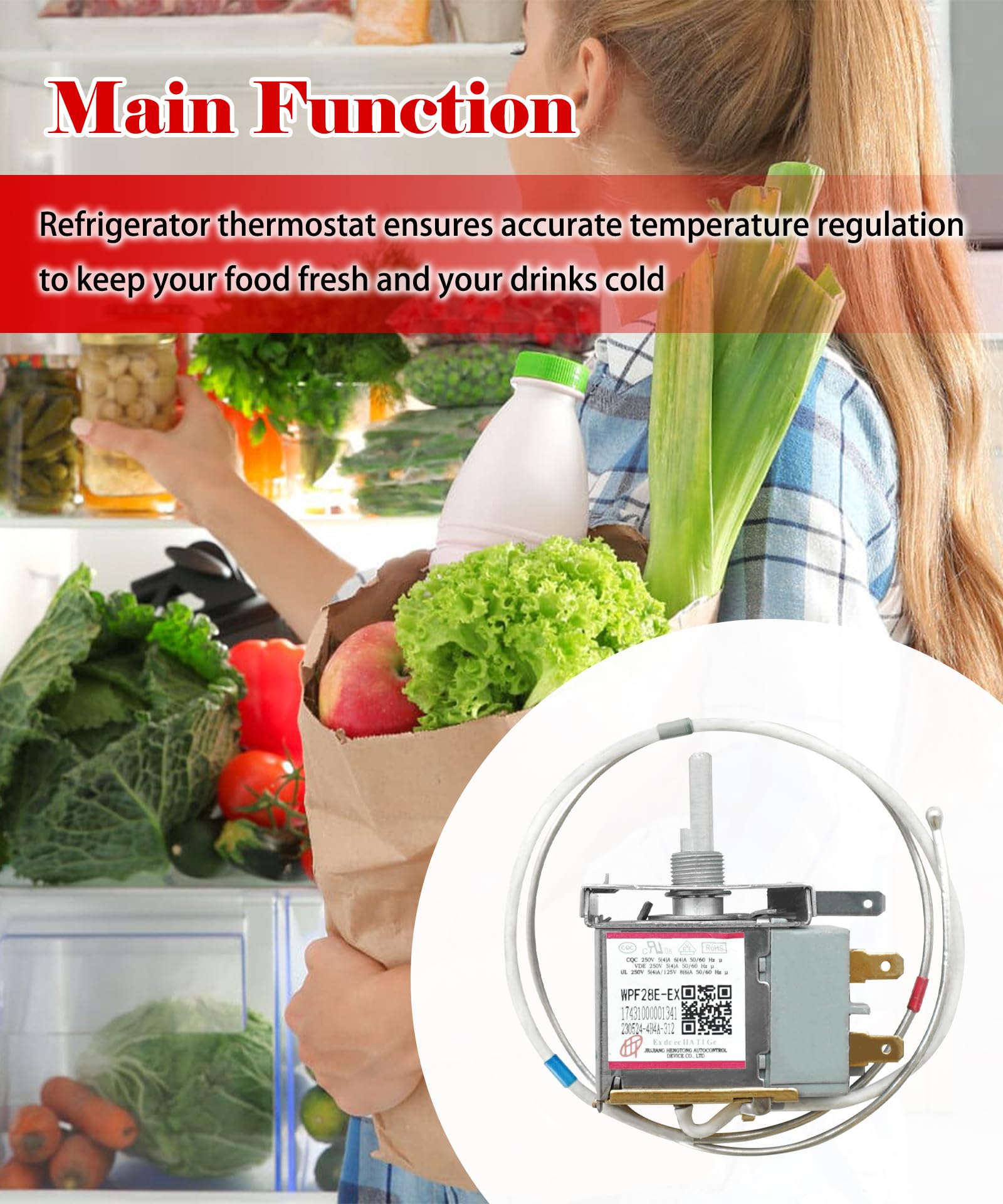 Vissani chest freezer thermostat replacement