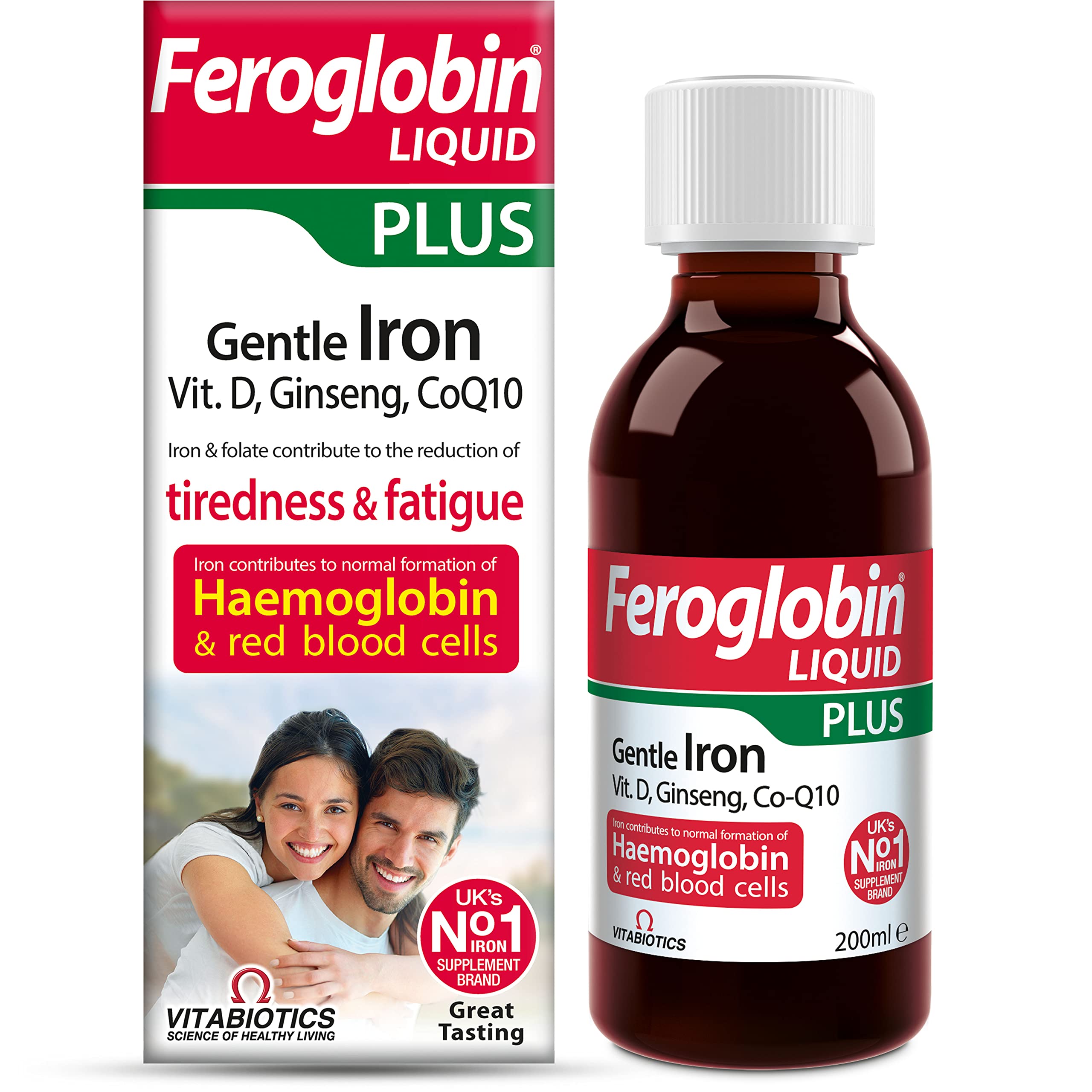 Vitabiotics Feroglobin 200ml Plus Liquid liquid iron formula