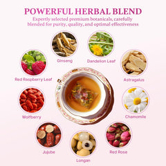 Vital Tea Hormone Balance Tea for Women raspberry leaf component