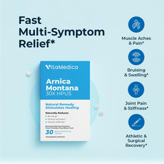 Arnica Montana 30X HPUS rapid-dissolve tablets label