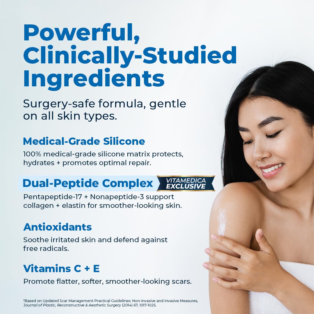 VitaMedica medical grade scar gel 1 oz bottle