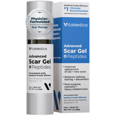 VitaMedica silicone scar gel packaging 1 oz