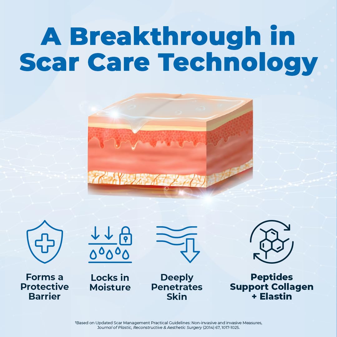 VitaMedica scar gel non-greasy finish under makeup