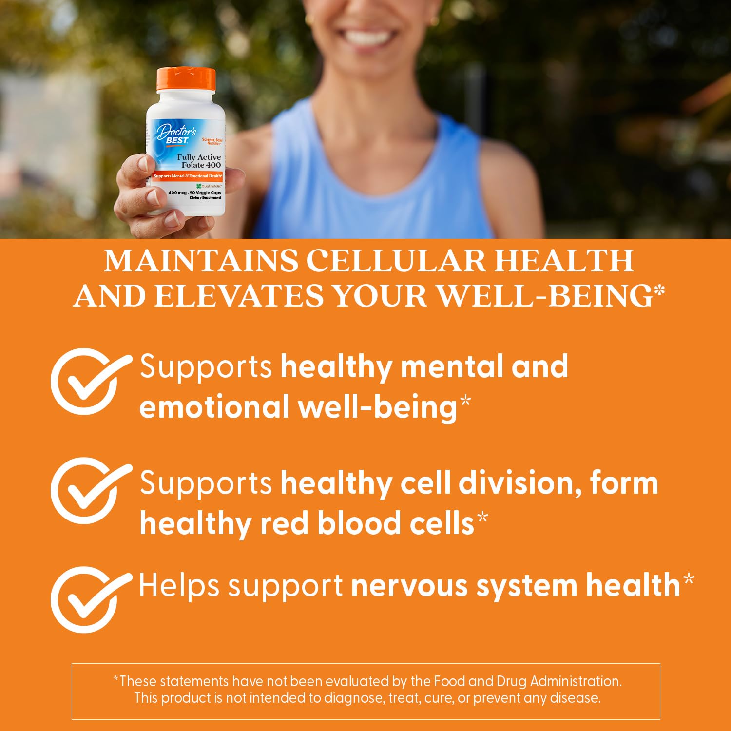 Fully active folate form 5 MTHF