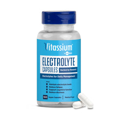Vitassium Electrolytes Salt Pills for POTS 100ct bottle
