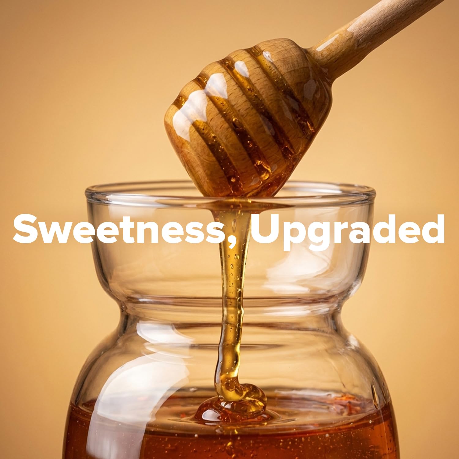 Borosilicate glass honey jar for kitchen use