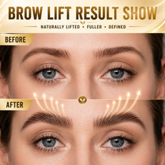 Brow lamination kit sachets for at home use