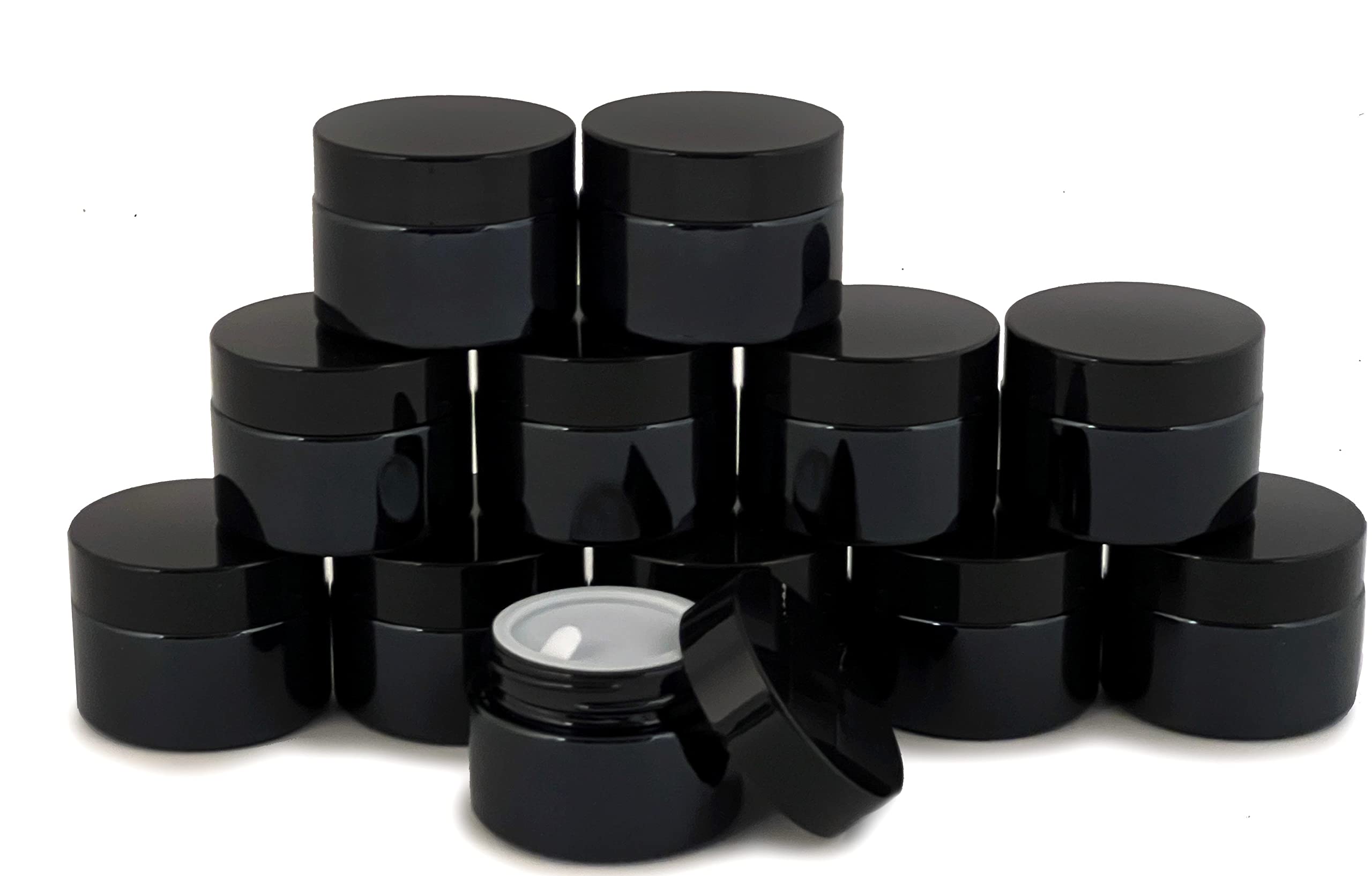 Vivaplex jars arranged for packaging and storage