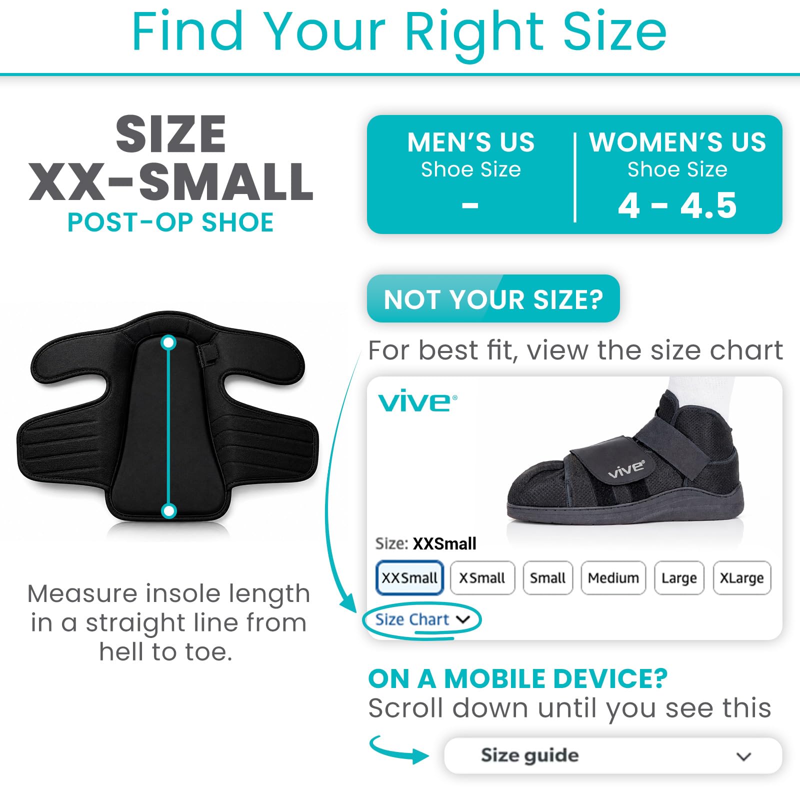 Vive Closed Post Op Shoe fracture variant with adjustable straps
