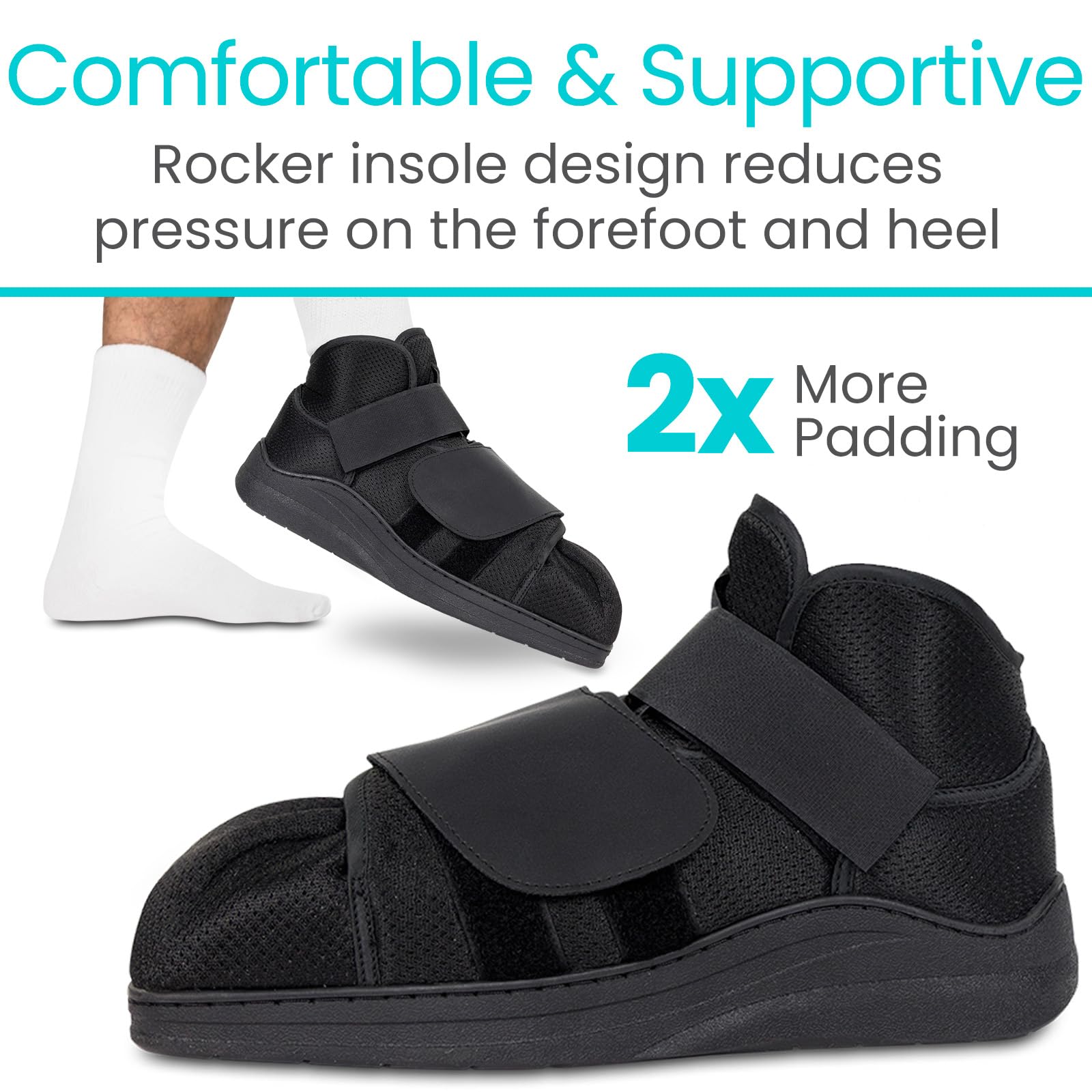 Vive Post Op Shoe unisex fit for left or right foot