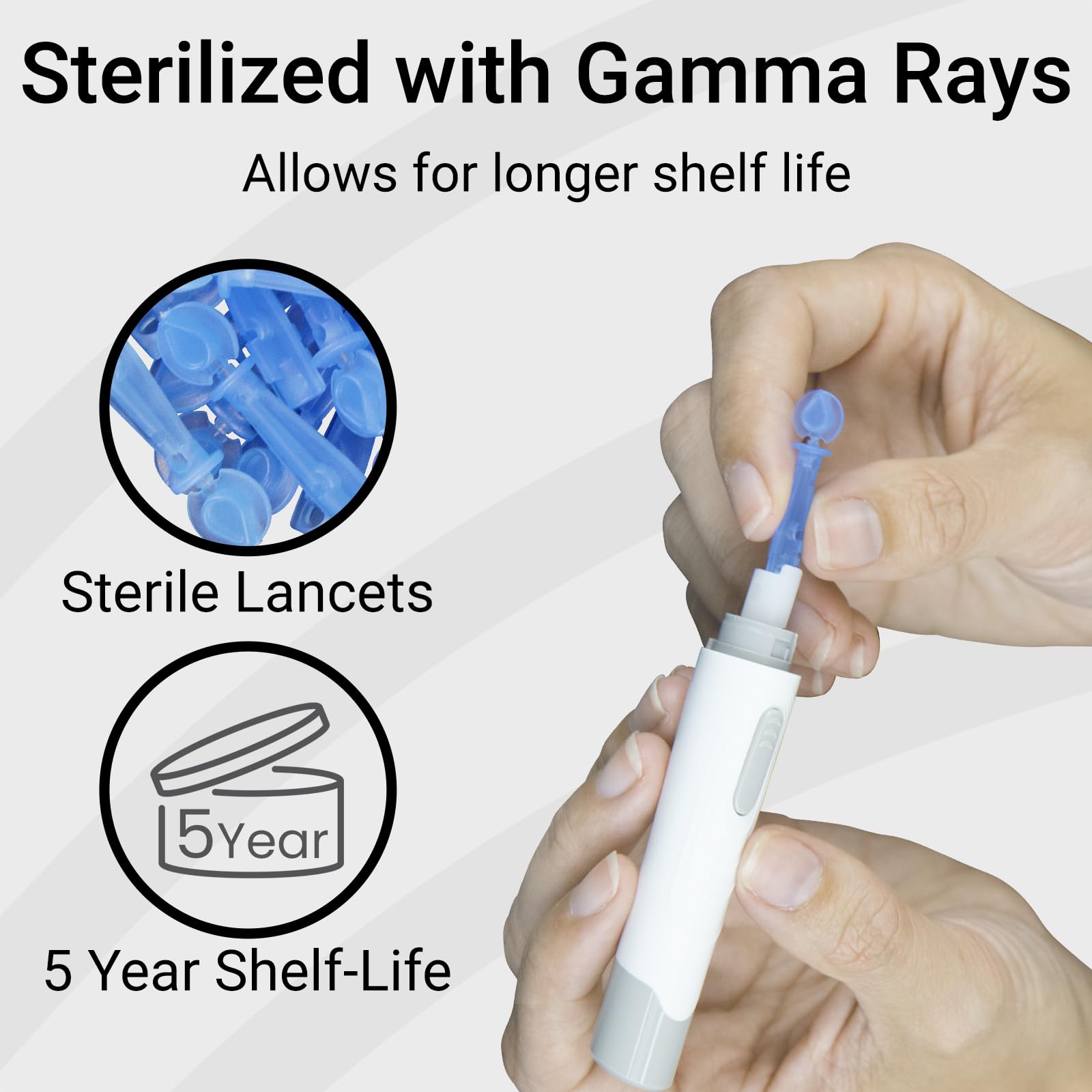 Vive lancets travel-friendly packaging and design