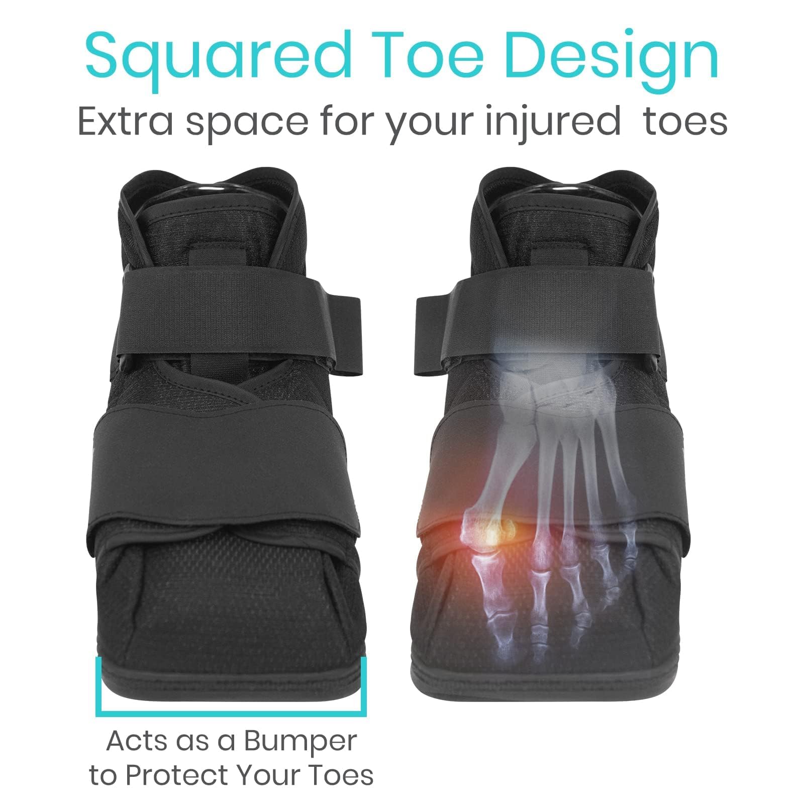 Non-skid rocker sole detail on Vive Closed Post Op Shoe