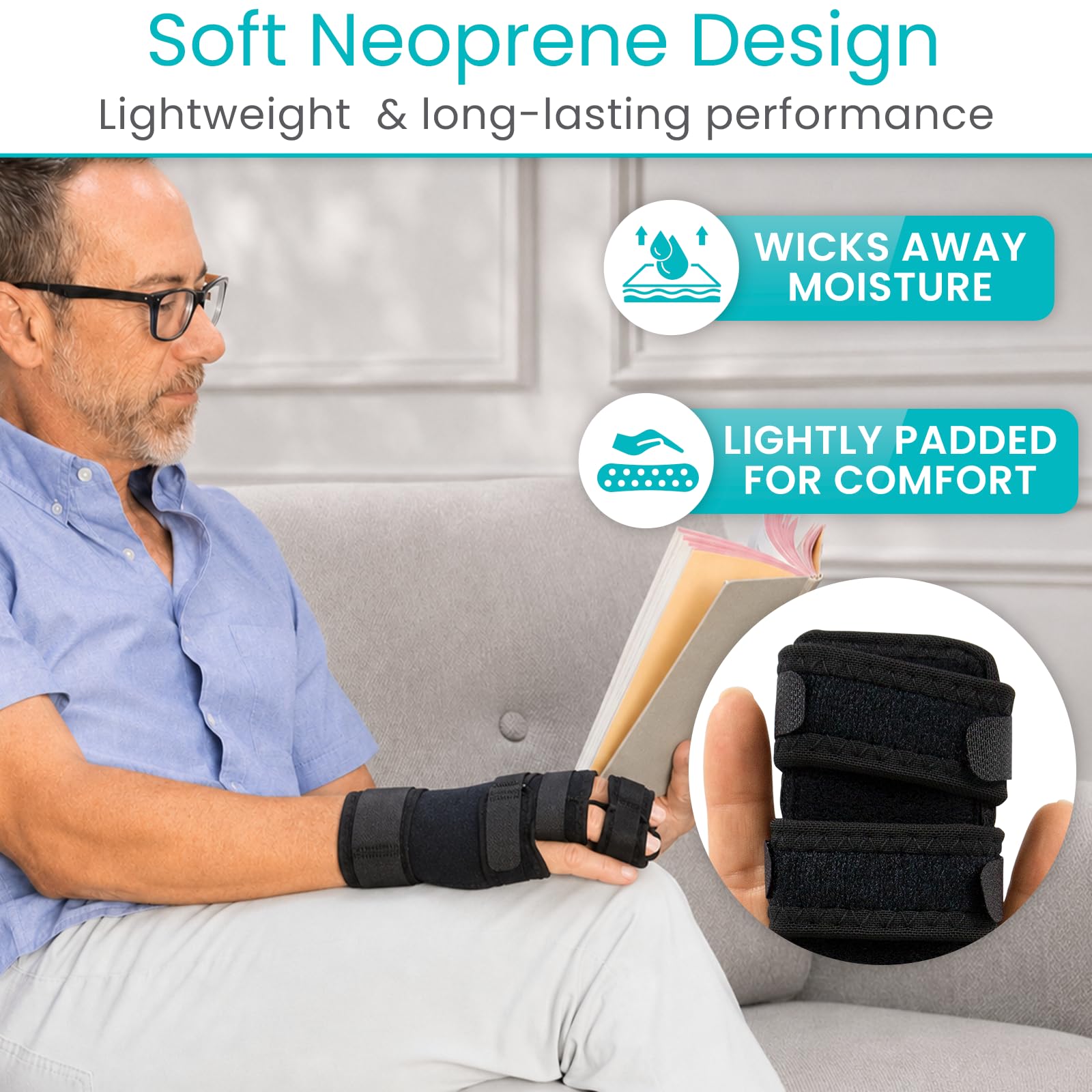HSA FSA eligible Vive finger splint packaging