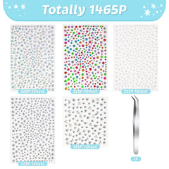laser color diamonds 3mm to 6mm set
