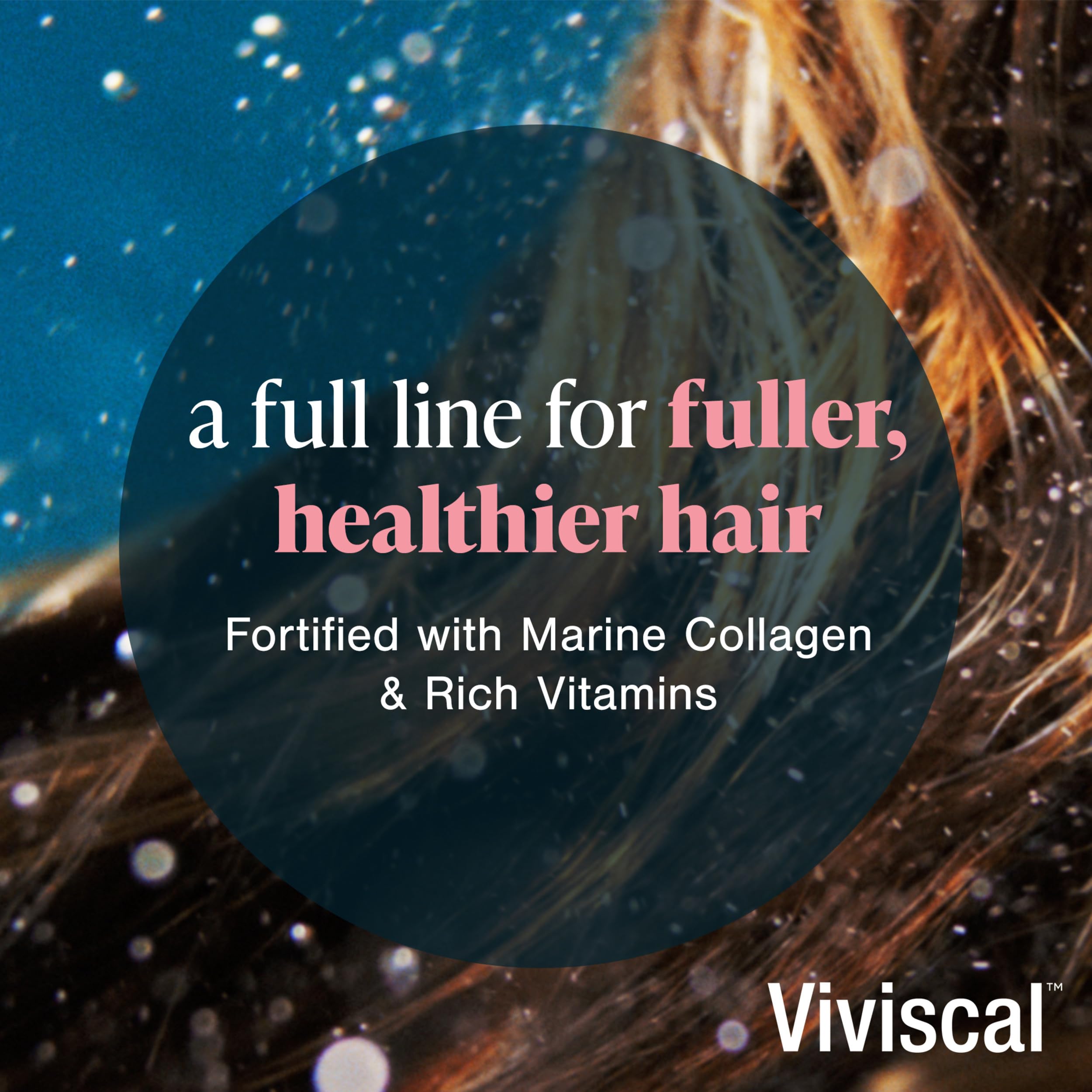 Viviscal Strengthening Conditioner paired with Thickening Shampoo