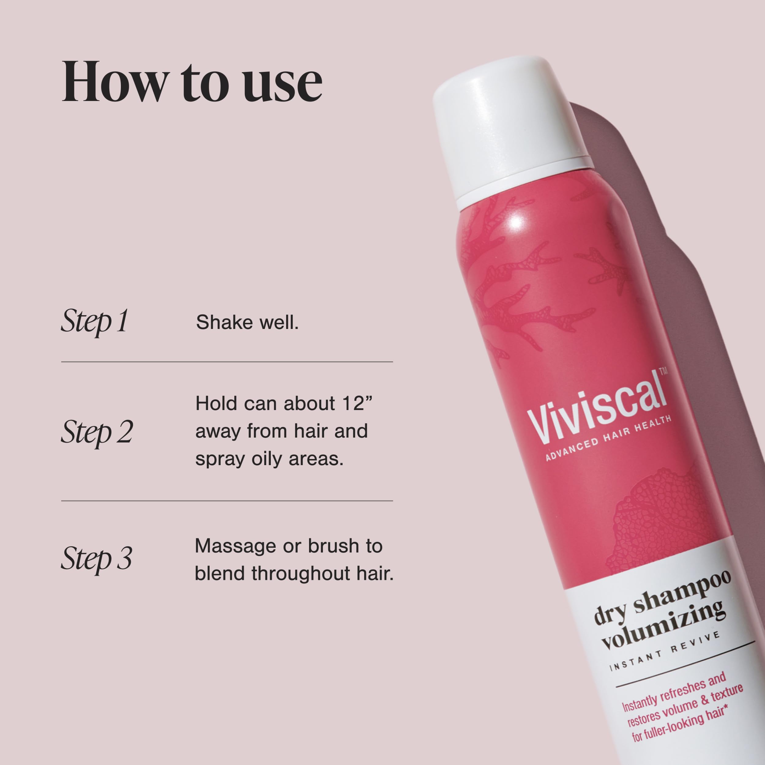 Viviscal Volumizing Dry Shampoo used between washes