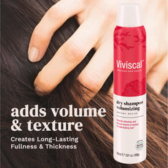 Dry shampoo by Viviscal fortified with marine collagen