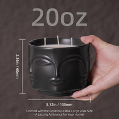 Viyffo Vanilla and Amber Oud fragrance candle