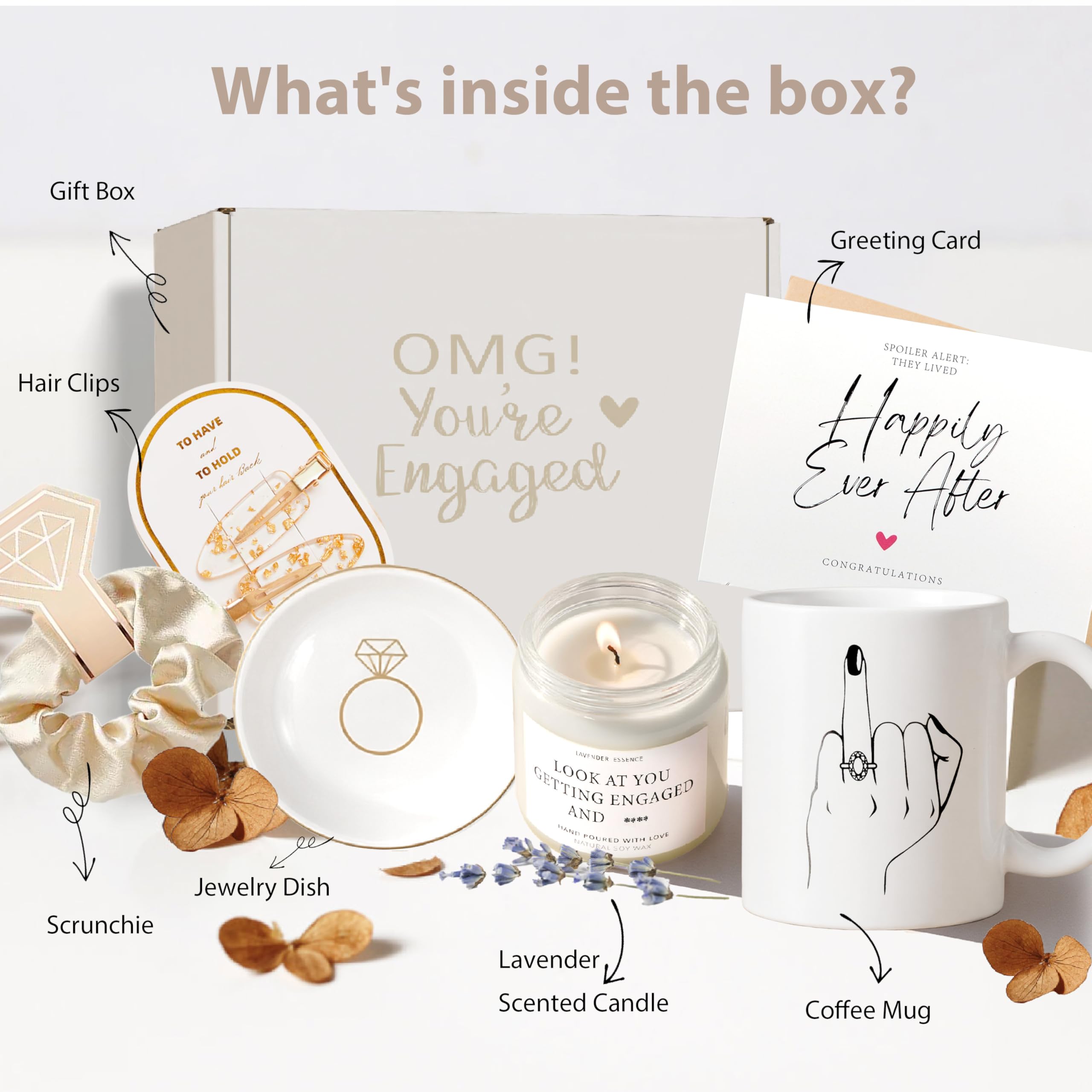 Ceramic coffee mug included in VKTASIMK engagement gift set