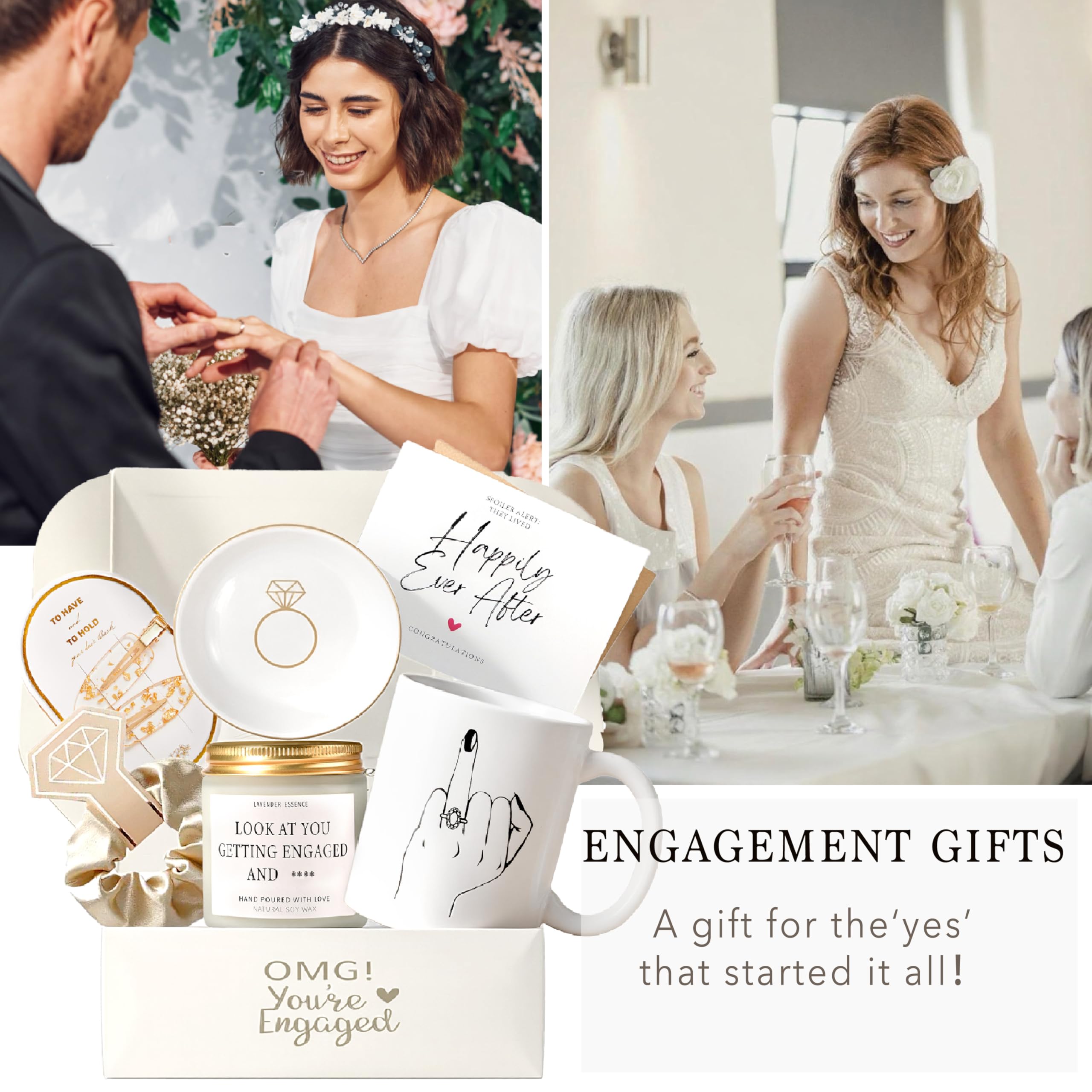 Greeting card included in VKTASIMK engagement gift set