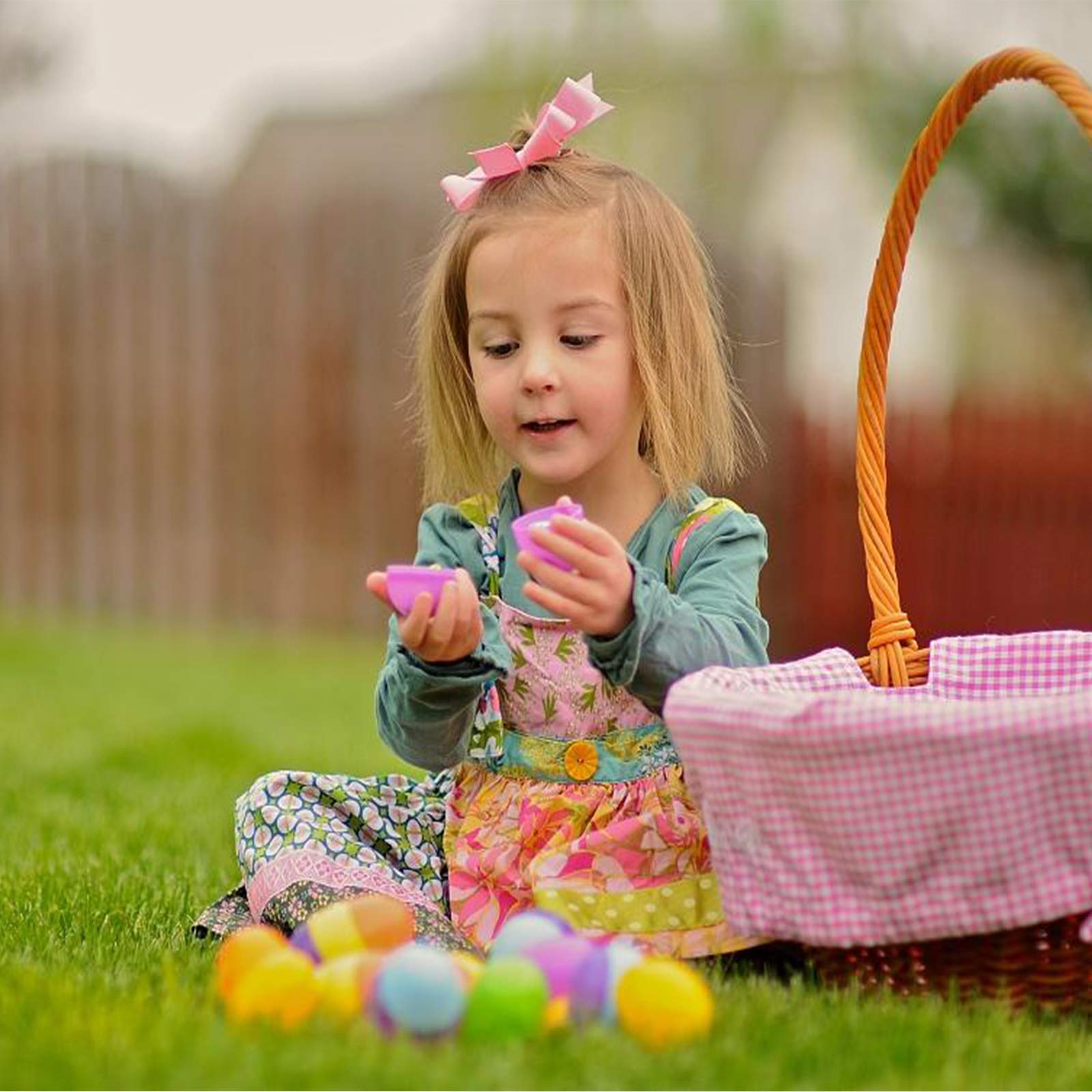 Durable lightweight Easter eggs for kids play