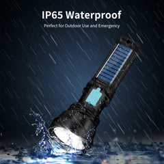 Outdoor camping emergency VOETIR LED solar flashlight