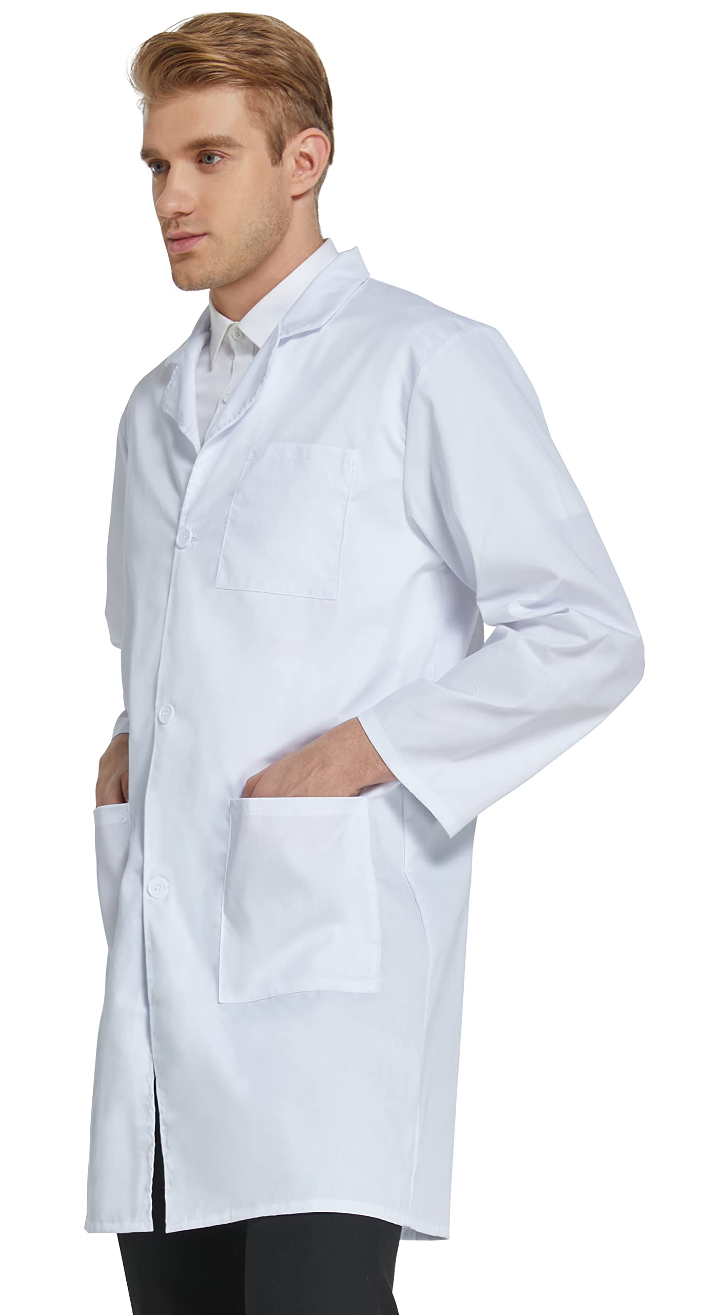 VOGRYE Lab Coat 65/35 blend machine wash care